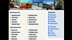 What Post-an-ad.com website looked like in 2014 (9 years ago)