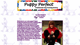 What Puppyperfect.com website looked like in 2014 (9 years ago)