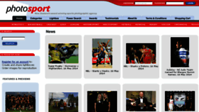 What Photosport.co.nz website looked like in 2014 (10 years ago)