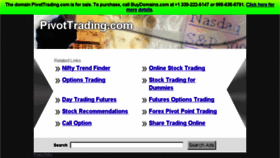 What Pivottrading.com website looked like in 2014 (9 years ago)