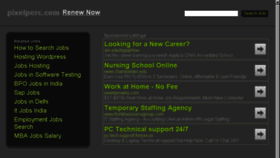 What Pixelperc.com website looked like in 2014 (9 years ago)