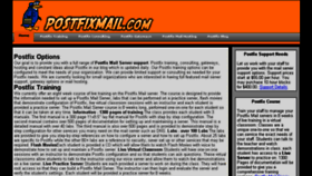 What Postfixmail.com website looked like in 2014 (9 years ago)