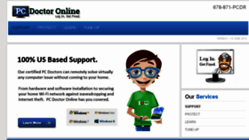 What Pcdoctoronline.com website looked like in 2014 (9 years ago)