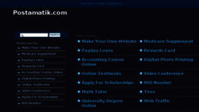 What Postamatik.com website looked like in 2014 (9 years ago)