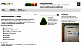 What Pixelknete.de website looked like in 2014 (9 years ago)