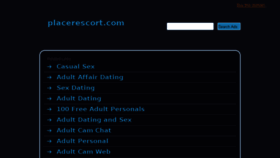 What Placerescort.com website looked like in 2014 (9 years ago)