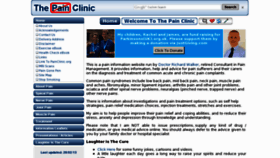 What Painclinic.org website looked like in 2014 (9 years ago)