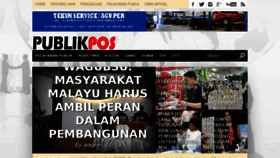 What Publikpos.com website looked like in 2014 (9 years ago)