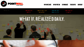 What Pointroll.com website looked like in 2014 (9 years ago)