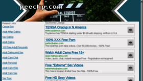 What Peeclip.com website looked like in 2014 (9 years ago)