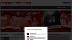 What Pepperminds.nl website looked like in 2014 (9 years ago)