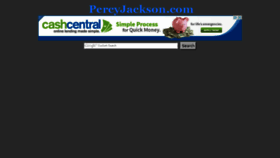 What Percyjackson.com website looked like in 2014 (9 years ago)