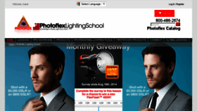 What Photoflexlightingschool.com website looked like in 2014 (9 years ago)