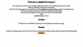 What Phpbbdevelopers.net website looked like in 2014 (9 years ago)