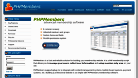 What Phpmembers.com website looked like in 2014 (9 years ago)