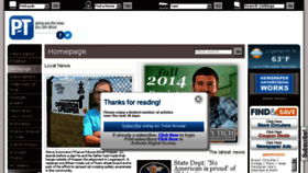 What Pharostribune.com website looked like in 2014 (9 years ago)