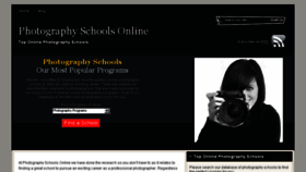 What Photographyschoolsonline.net website looked like in 2014 (9 years ago)