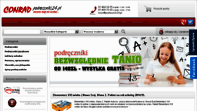 What Podreczniki24.pl website looked like in 2014 (9 years ago)