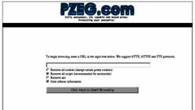 What Pzeg.com website looked like in 2014 (9 years ago)