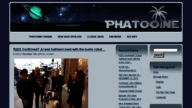 What Phatooine.net website looked like in 2014 (9 years ago)