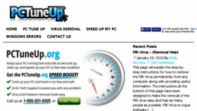 What Pctuneup.org website looked like in 2014 (9 years ago)