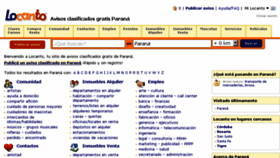 What Parana.locanto.com.ar website looked like in 2014 (9 years ago)
