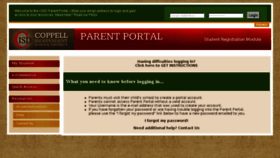 What Parent.coppellisd.com website looked like in 2014 (9 years ago)