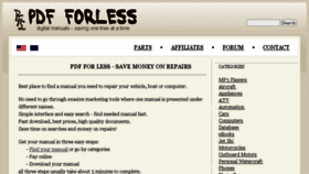 What Pdfforless.com website looked like in 2014 (9 years ago)
