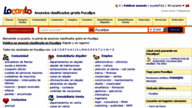 What Pucallpa.locanto.com.pe website looked like in 2014 (9 years ago)