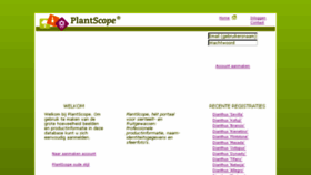 What Plantscope.nl website looked like in 2014 (9 years ago)