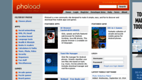 What Phoload.com website looked like in 2014 (9 years ago)