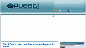 What Puesti.com website looked like in 2014 (9 years ago)