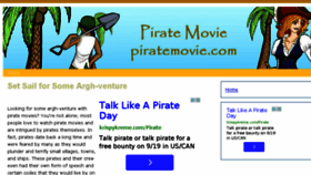 What Piratemovie.com website looked like in 2014 (9 years ago)