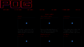 What Poggames.net website looked like in 2014 (9 years ago)