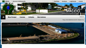 What Portodemaceio.com.br website looked like in 2014 (9 years ago)