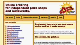What Pizzagalaxy.com website looked like in 2014 (9 years ago)