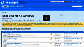 What Pebuilder.de website looked like in 2014 (9 years ago)