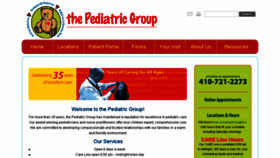 What Pediatricgroup.com website looked like in 2014 (9 years ago)