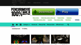 What Pencurimovie.cc website looked like in 2014 (9 years ago)