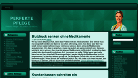 What Perfekte-pflege.de website looked like in 2014 (9 years ago)