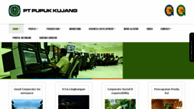 What Pupuk-kujang.co.id website looked like in 2014 (9 years ago)