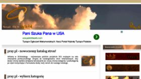 What Pray.pl website looked like in 2014 (9 years ago)