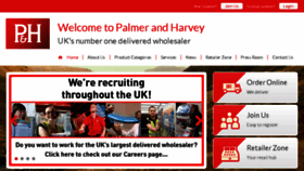 What Palmerharvey.co.uk website looked like in 2014 (9 years ago)