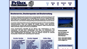 What Prilux.de website looked like in 2014 (9 years ago)