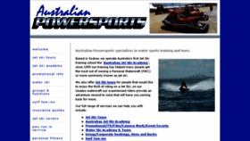 What Powersports.com.au website looked like in 2014 (9 years ago)