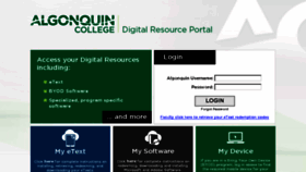 What Plato.algonquincollege.com website looked like in 2014 (9 years ago)