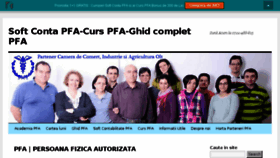 What Pfa-consultanta.ro website looked like in 2014 (9 years ago)