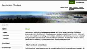 What Pavelrejnek.com website looked like in 2014 (9 years ago)