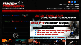 What Plaistowpowersports.com website looked like in 2014 (9 years ago)