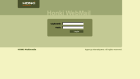 What Poczta.honki.pl website looked like in 2014 (9 years ago)